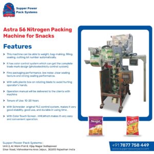 Small corn puff popcorn packaging machine in Tanzania price list