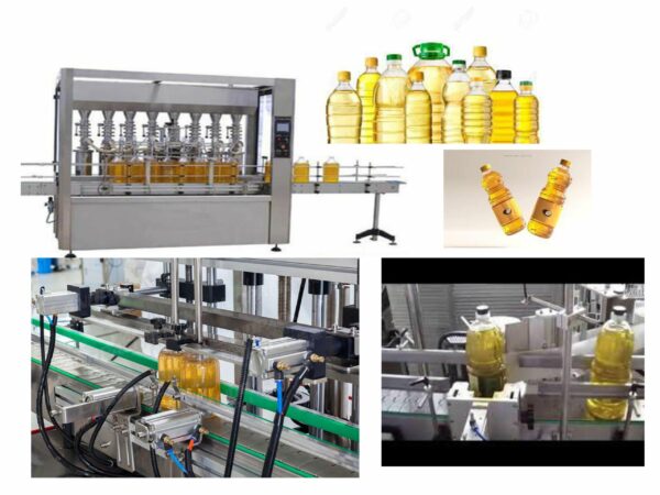 Fully automatic oil bottle filling machine in USA