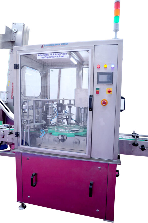 glass bottle lug capping machine manufacturers in India