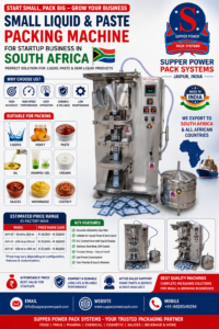 Liquid Past Packing Machine Cost South Africa